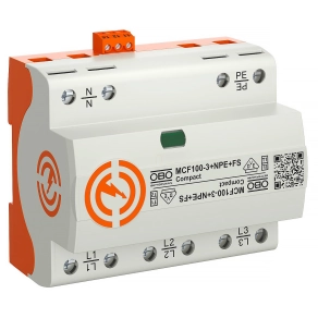   Obo LightningController Compact hárompólusú + NPE + FS, 255V 5096987