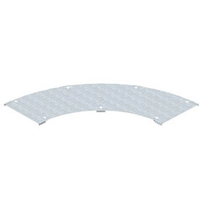   Obo fedél 90°-os sarokidomhoz nagyfesz., 110 és 160 rendszer B300mm, szalaghorganyzott cink/alumínium, Double Dip, DIN EN 10346, cink 6231535