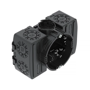   Obo szerelvény-/kötődoboz vakolat alatti O60xH50x114, fekete 2003725