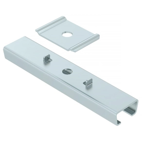   Obo függesztett tartó rácsos tálcához, rögz.elemmel B170mm, szalaghorganyzott, DIN EN 10346, cink 6015400