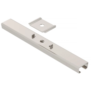   Obo függesztett tartó rácsos tálcához, rögz.elemmel B270mm, felületkezelés nélkül, utókezelt, nemesacél 6015419