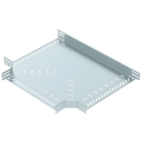   Obo T-leágazás kábeltálcához, vízszintes 60x500, szalaghorganyzott, DIN EN 10346, cink 6038110