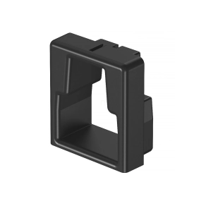 Obo élvédő gyűrű 20x20mm, grafit fekete 6249742