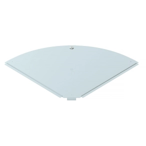   Obo fedél 90°-os sarokidomhoz B400mm, szalaghorganyzott cink/alumínium, Double Dip, DIN EN 10346, cink 6036958