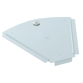   Obo fedél 45°-os sarokidomhoz B200mm, szalaghorganyzott, DIN EN 10346, cink 6036404