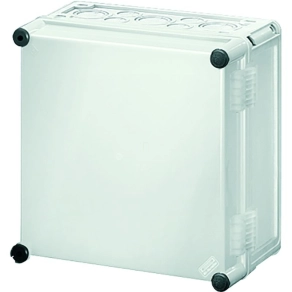   Hensel Mi-9201 Üres szekrény zsanéros, szürke fedéllel 315x300x214 mm