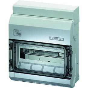   Hensel KV PC 9112 kiselosztó, 12 modulos, 1 soros, időjárásálló IP65