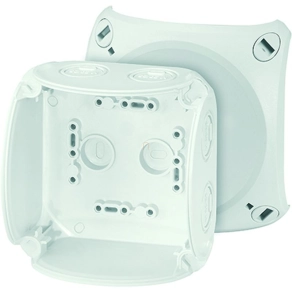   Hensel KF 0400 G kábelösszekötő doboz kapcsok nélkül, 104x104x70mm IP66 szürke, időjárásálló