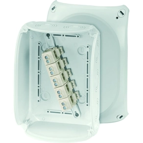   Hensel KF 1610 G Kábelösszekötő doboz kapcsokkal, 155x210x92mm IP66 szürke, időjárásálló