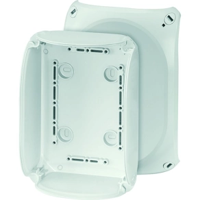   Hensel KF 1000 H Kábelösszekötő doboz kapcsok nélkül, 180x130x77mm IP66 szürke, időjárásálló