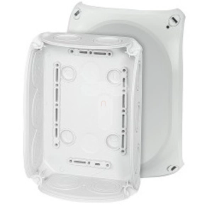   Hensel DK 1000 GZ Kábelösszekötő doboz membrános, kapcsok nélkül, 180x130x77mm, 2 db 9-20 mm kábelbevezetéssel