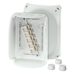   Hensel DK 1610 GZ kábelösszekötő doboz membrános, kapcsokkal, 210x155x92mm 62000158
