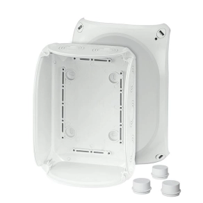   Hensel DK 1600 GZ Kábelösszekötő doboz membrános, kapcsok nélkül, 210x155x92mm, 2 db M32 kábelbevezetéssel