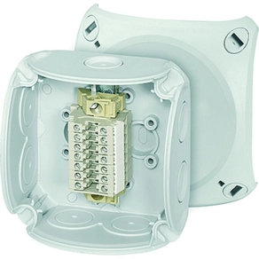   Hensel RK 0207 T Kábelösszekötő doboz sorkapoccsal 93x93x62mm szürke