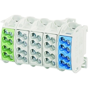   Hensel fővezeték sorkapocs 5P 4x1,5-25mm2 szürke-kék-z/s KKL 54