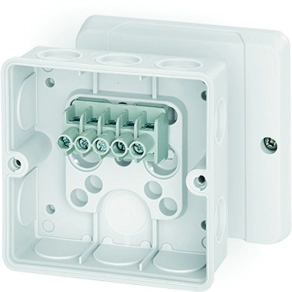   Hensel DE 9346 kábelösszekötő doboz membrános, kapcsokkal, 98x98x52mm 6000323