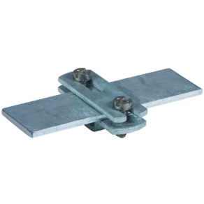   DEHN 284040 Fali laposacél/szalag tartó FI 40 mm-hez St/tZn ovális furattal 6,5x16 mm FBH ZS 40 B6.5X16 STTZN