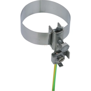   Szalagföldelő bilincs 3/4-2 colos (27-60mm) L:240mm, 2 x 4-25 mm2 V2A, NIRO 540910 DEHN