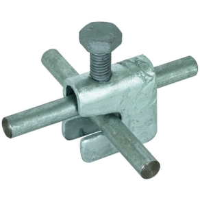   DEHN Összekötő kapocs St/tZn betonvasalásokhoz Rd 6-10/6-10 mm/Fl 30 mm-hez 308025 VK A UNI ST