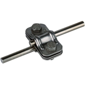   DEHN 459129 UNI-bontókapocs NIRO köztes lemezzel 2 x Rd 8-10 mm-hez UTK 8.10 8.10 ZP V2A