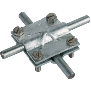   DEHN Keresztösszekötő kapocs St/tZn Rd 8-10/8-10mm-hez Rd 8-10/Fl 30mm Fl 30/30mm köztes lemez nélkül 314300 KS 8.10 8.10 FL30 OV STTZN