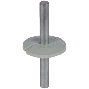   DEHN 276056 Csepegő víz ellen védő lemez műanyag szürke bemetszett D 37 mm magasság 4,7 mm furat 7,5 mm MS 37 4.7 B7.5 K GR