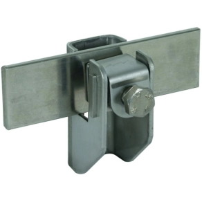  DEHN Fali laposacél/szalag tartó leszorítódarabbal NIRO Rd 6-10/Fl 11 mm-hez, faltávolság 11mm 277239 FRH 11 6.10 WA11 B7 V2A