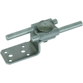   DEHN Z-alakú csatlakozópánt dupla Al kapocsbakkal Rd 8-10 mm.hez 377200 AL ZF DUL 6.10 B5.2 6.5 L81 AL