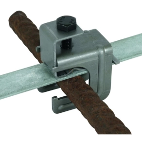   DEHN VK DB 6.20 8.10 FL30 BSB STBL Nyomó-kengyelkapocs St/feketeacél D 6-20 mm-hez vagy Fl 30x3-4 mm-hez 308031