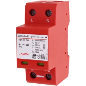   DEHNshield túlfeszültség-levezető 1 fázisú TN rendszerhez (1.+2. típus) DSH TN 255 941200