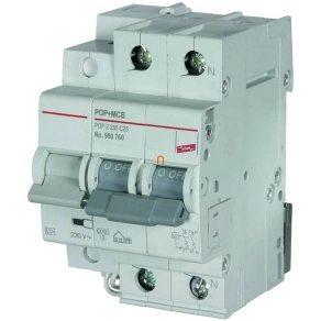   DEHN POP+MCB, tartós feszültségemelkedés elleni védelem 1-fázisú C25 900760 POP 2 255 C25