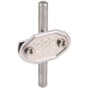   DEHN Számlap számmal prégelt AL f. Rd 7-10 mm Fl 30 mm 484000, NS 7.10 FL30 7SEG AL