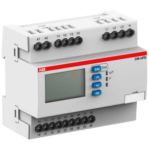   ABB 1SVR560730R3401 CM-UFD.M31 hálózati visszatáplálás figyelő relé, 24- 240 V AC/DC, L-L: 0- 540 V AC, L-N: 0- 312 V AC, VDE-ARN-N