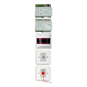   Schneider Electric Elso Sigma/WC-Ruf - ELG740214 - Mozgássérült WC szett, szünetmentes ellátással, fehér