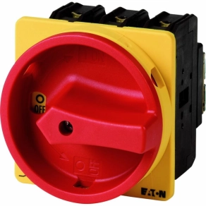   Eaton főkapcsoló vész-ki 3P+N 100A beépíthető 1 nyitó + 1 záró segédérintkezővel P3-100/EA/SVB/N/HI11 - 76843