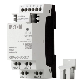 Eaton 12/24 V UC, bővítő; 4di/4ro, easy-e4-uc-8re1-197217