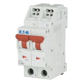   Eaton kismegszakító, 10kA, dugaszolókA,pcsokkA,l, pli-d4/2-101302
