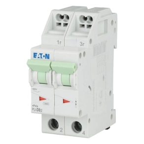  Eaton kismegszakító, 10kA, dugaszolókA,pcsokkA,l, pli-d8/2-101304