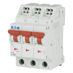   Eaton kismegszakító, 10kA, dugaszolókA,pcsokkA,l, pli-d4/3-101323