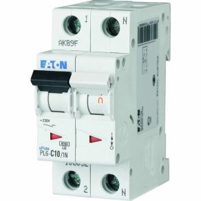 Eaton kismegszakító 1P+N C 10A 6kA PL6-C10/1N