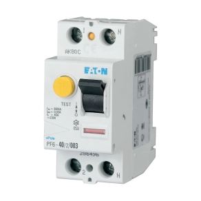   Eaton áramvédő kapcsoló 6 kA 2 P, 30MA, A típus, pf6-40/2/003-a-112924