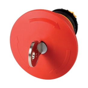   Eaton kulcsos vész-ki gomb 45mm, ms1 zár, m22-pvs45p-ms1-121468