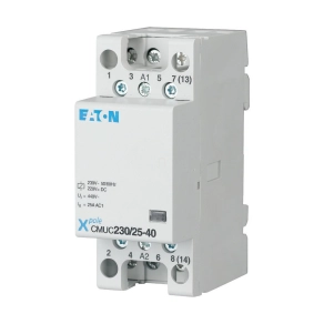   Eaton installációs kontaktor, 4ny, 25A, 230V AC/DC, cmuc230/25-04-137405