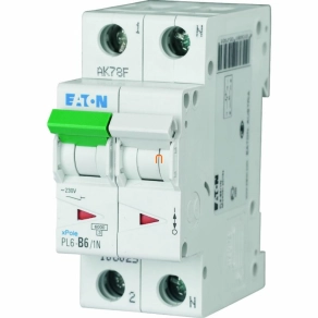 Eaton kismegszakító 1P+N C 20A 6kA PL6-C20/1N (164926)