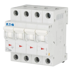   Eaton kismegszakító, 10kA, négy pólusú, pl7-c50/4-165187