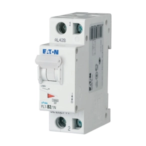 Eaton kismegszakító, 10kA, 1P+0, pl7-b2/1n-165218