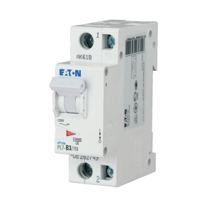 Eaton kismegszakító, 10kA, 1P+0, pl7-b3/1n-165220