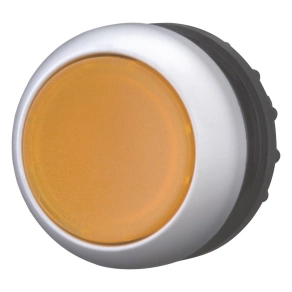   Eaton világító nyomógomb, lapos, narancs, reteszelt, m22-drl-a-167431