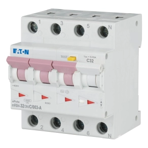   Eaton áramvédő kismegszakító 4, 5kA, 3P+N, mrb4-32/3n/c/003-a-167508