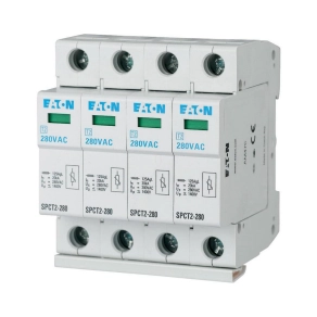   Eaton komplett túlfeszültség levezteő, c, négy pólusú, uc=280V AC, spct2-280/4-167596